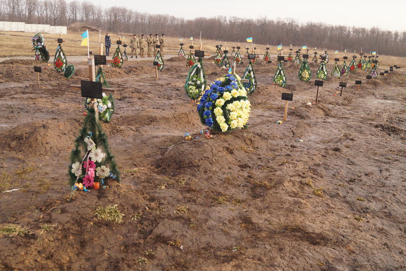 У Запоріжжі поховали невідомого бійця, який загинув у зоні АТО