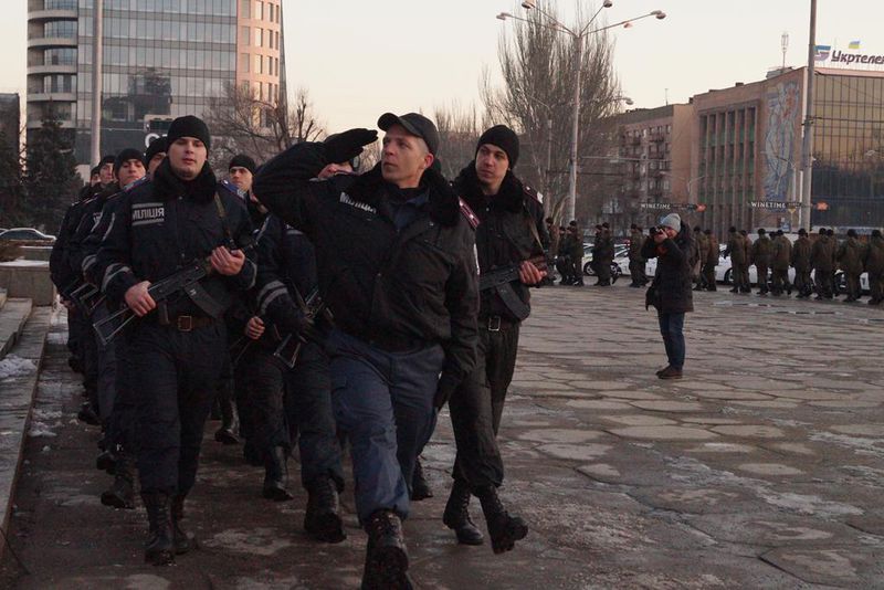 Правоохоронці і гвардійці вирушили на спільне патрулювання міста 