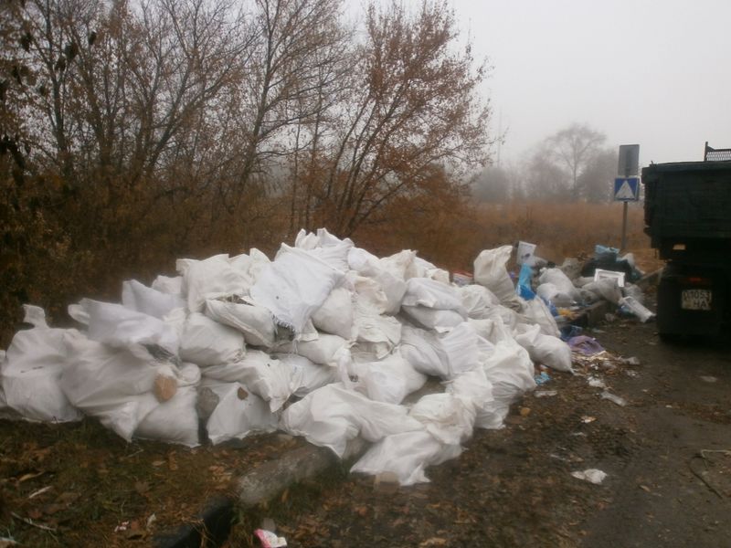 Замість ямкового ремонту дорожники вимушені витрачати гроші на вивіз сміття