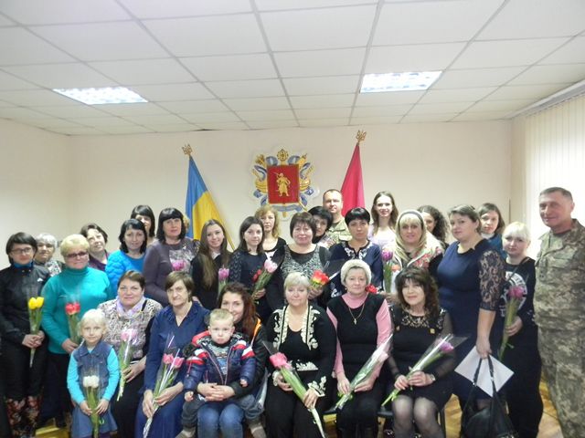 Матері та дружини загиблих бійців отримали Почесні Грамоти          