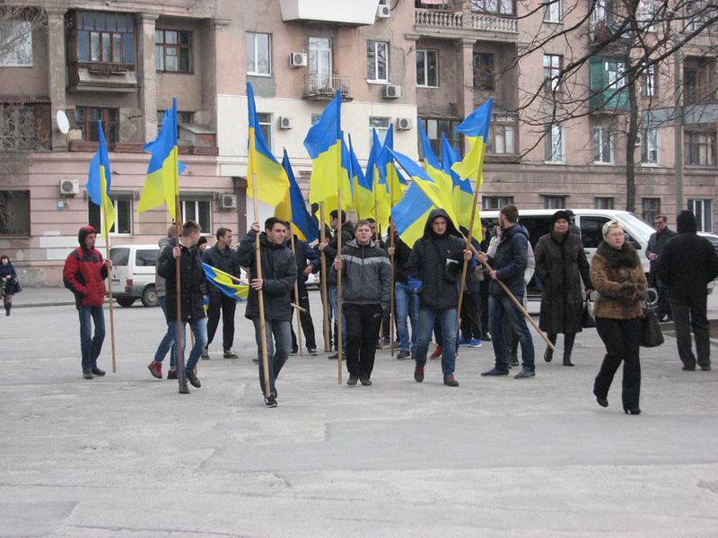 Запоріжці відзначили другу річницю початку мобілізації та вшанували «богів війни»