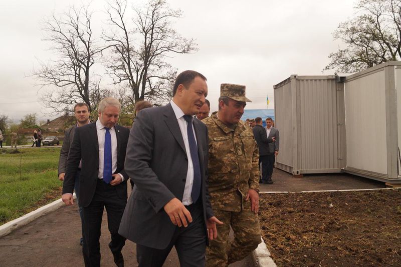 В області відкрито перше модульне містечко для військових