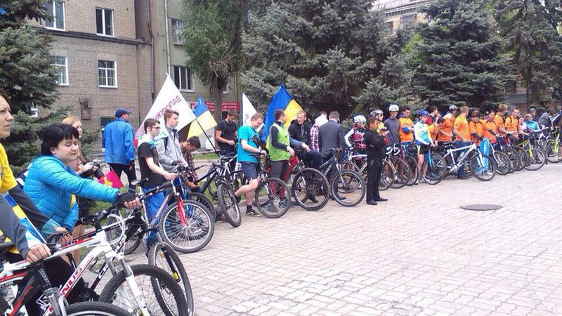 Велопробіг до Дня Перемоги об’єднав ветеранів, молодь та бійців АТО