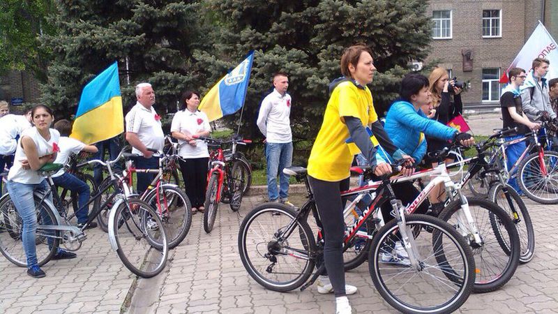 Велопробіг до Дня Перемоги об’єднав ветеранів, молодь та бійців АТО