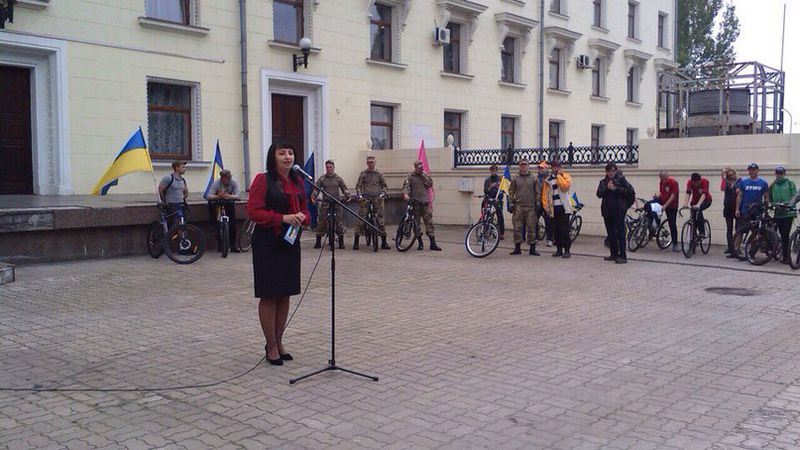 Велопробіг до Дня Перемоги об’єднав ветеранів, молодь та бійців АТО