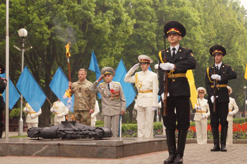 Запоріжці запалили  "Вогонь пам'яті"