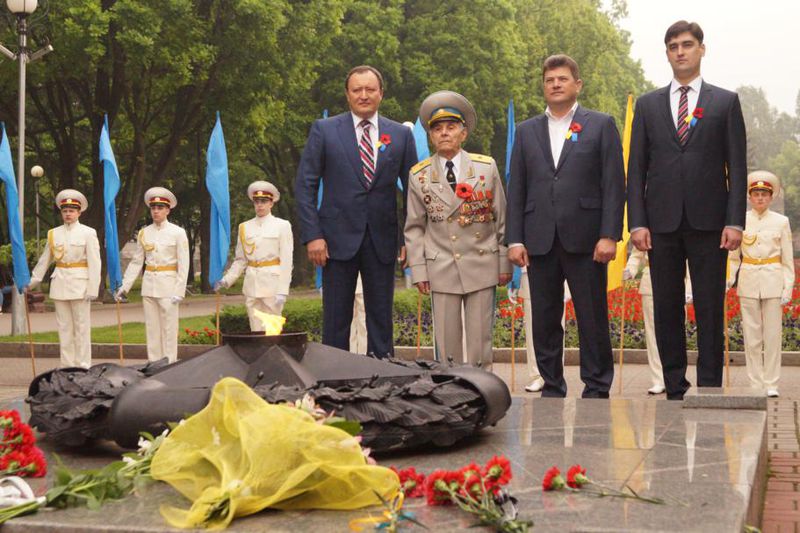 Запоріжці запалили  "Вогонь пам'яті"