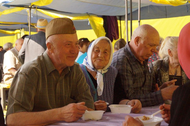 Запорізькі ветерани відзначили свято у парці Перемоги