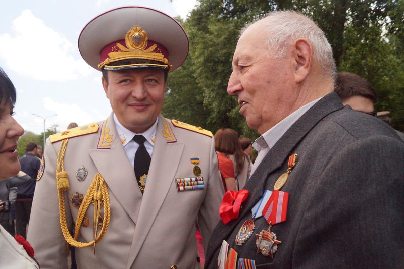 Запорізькі ветерани відзначили свято у парці Перемоги