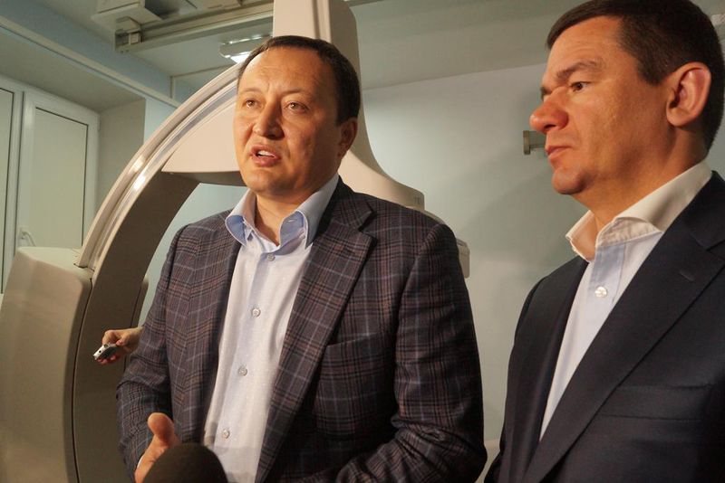 В обласній лікарні презентовано сучасне ангіографічне обладнання