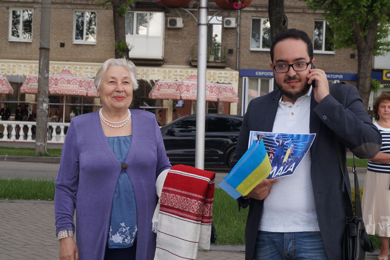 Запоріжці зібрались, аби привітати Джамалу з перемогою на Євробаченні
