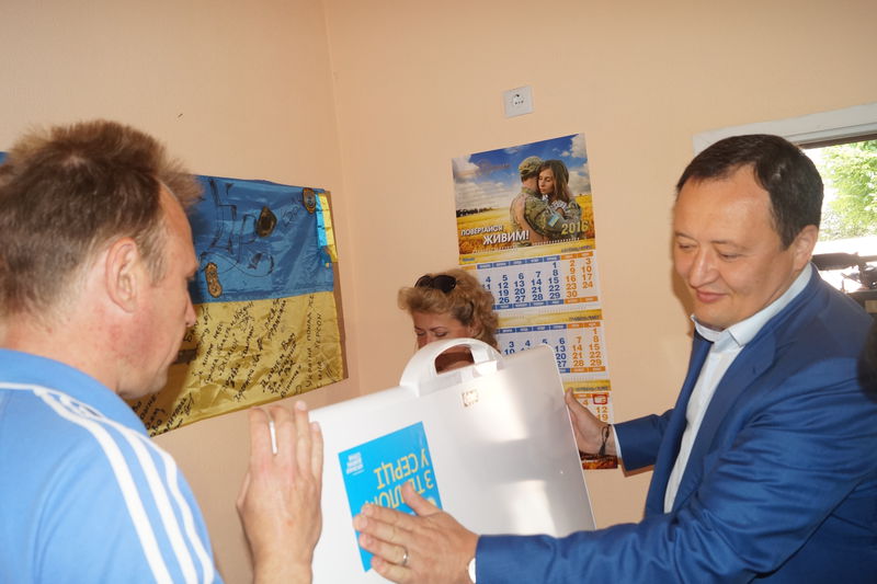 За ініціативою першої леді Марини Порошенко «Солдатський привал» отримав морозильну камеру