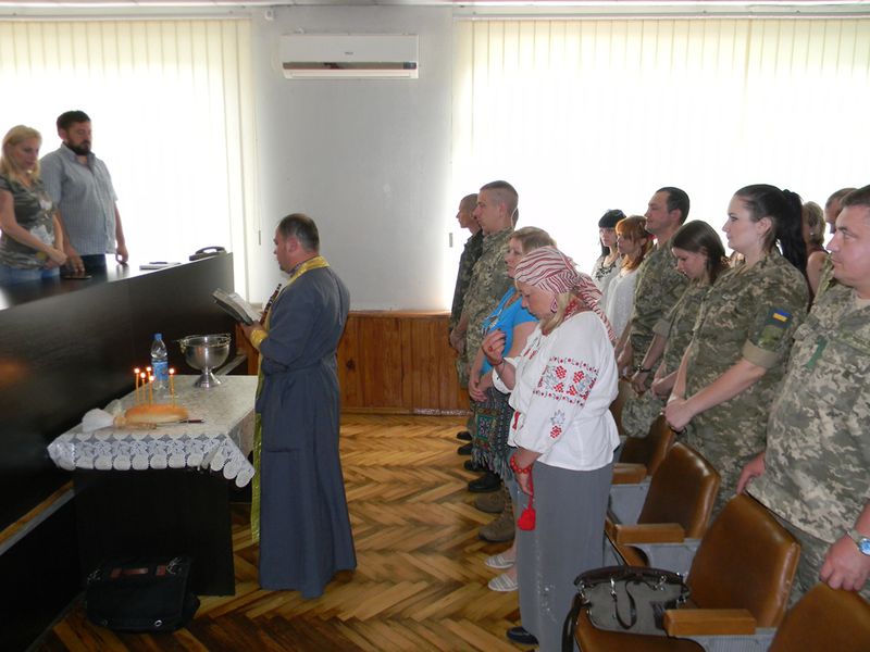 Військових благословили на ратну справу