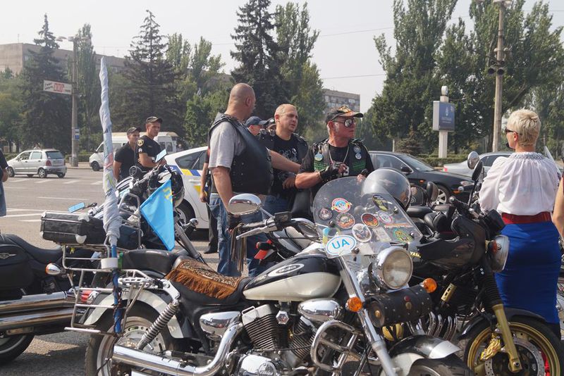 Запоріжжя відвідав мотопробіг «За єдність Української держави»