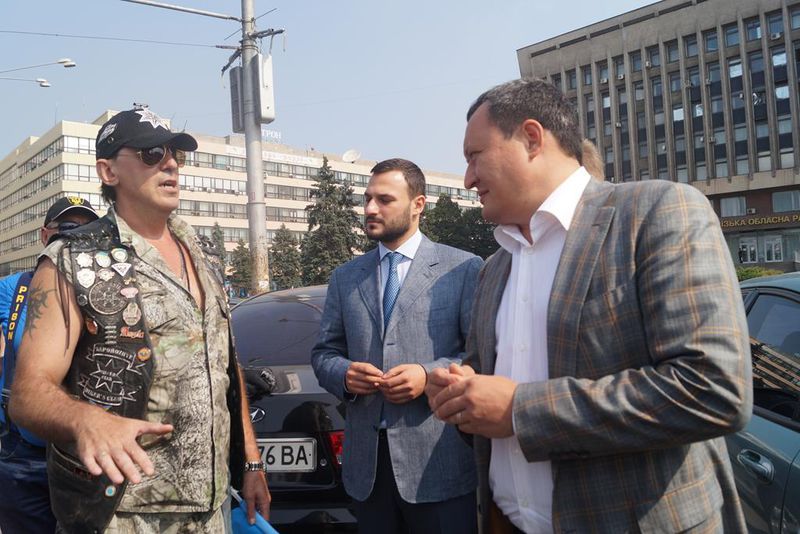 Запоріжжя відвідав мотопробіг «За єдність Української держави»