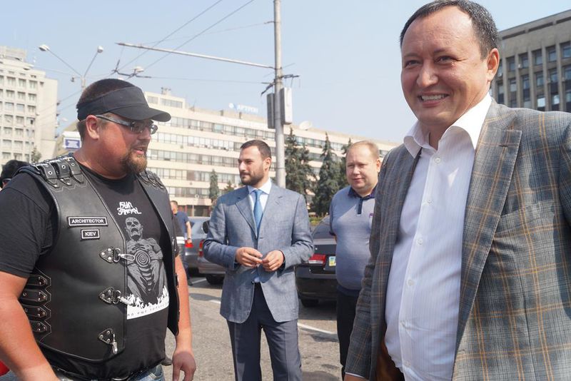 Запоріжжя відвідав мотопробіг «За єдність Української держави»