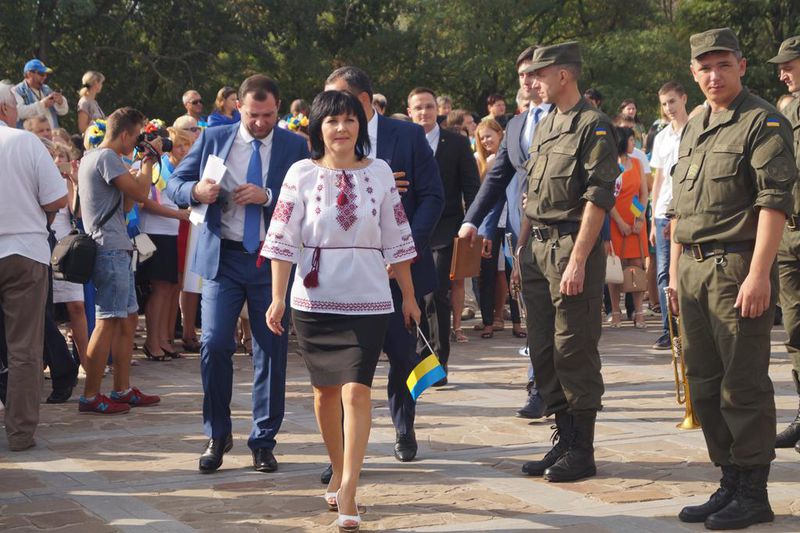 Запоріжці підняли Державний Прапор на найвищий в Україні флагшток
