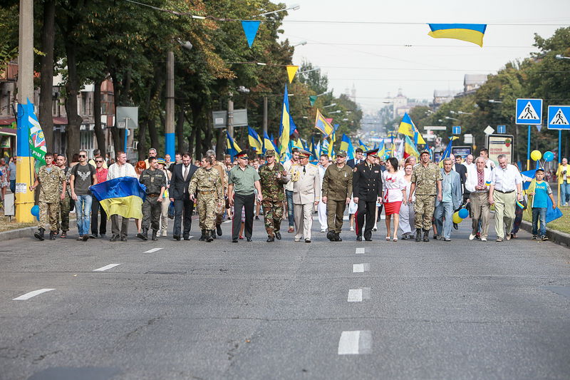 Урочистою ходою запоріжці відзначили День незалежності