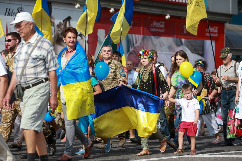 Урочистою ходою запоріжці відзначили День незалежності