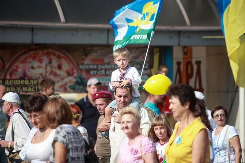Урочистою ходою запоріжці відзначили День незалежності