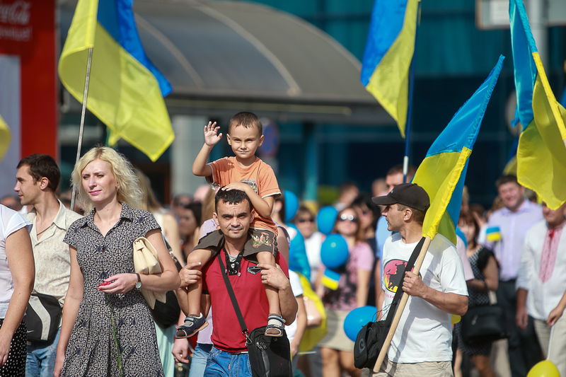 Урочистою ходою запоріжці відзначили День незалежності
