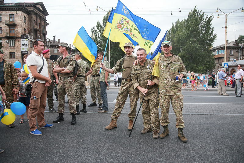 Урочистою ходою запоріжці відзначили День незалежності