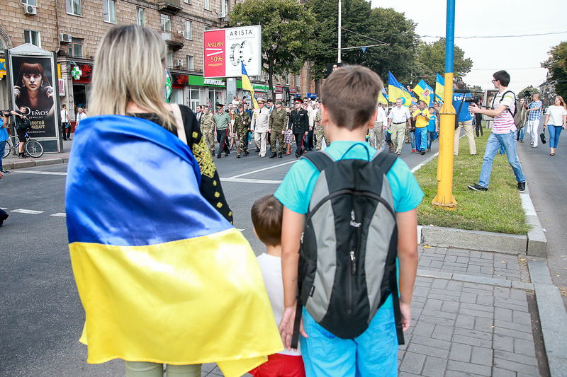 Урочистою ходою запоріжці відзначили День незалежності
