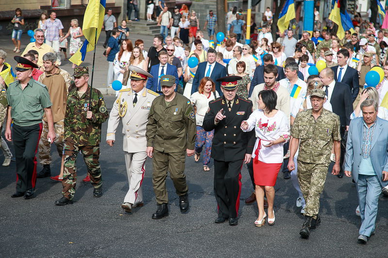 Урочистою ходою запоріжці відзначили День незалежності