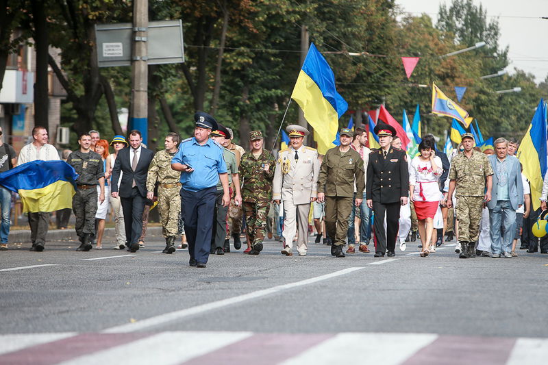 Урочистою ходою запоріжці відзначили День незалежності