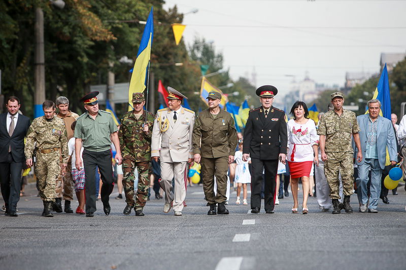 Урочистою ходою запоріжці відзначили День незалежності