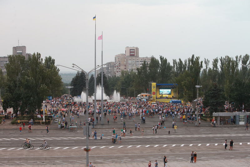 Будівля обласної влади отримала патріотичне підсвічування