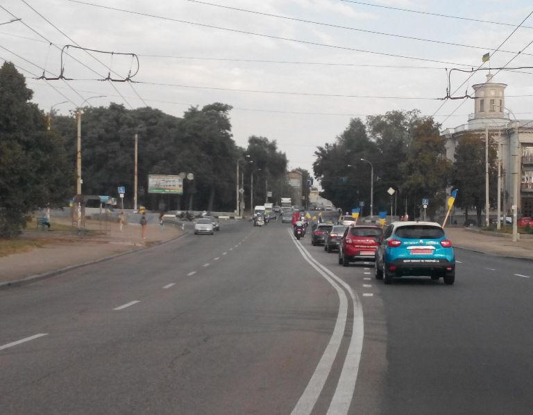 За підтримки Департаменту культури, туризму, національностей та релігій облдержадміністрації та Благодійного фонду «ЦДАКА» (керівник Н. Ерентрей) у м. Запоріжжі 23.08.2016 відбувся мотопробіг з нагоди Дня Державного Прапору України