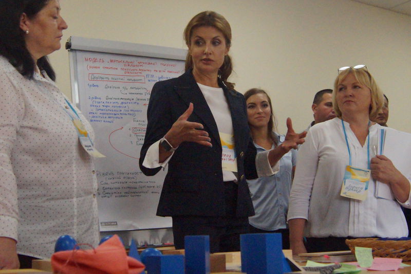 Марина  Порошенко: «Можливо саме одна із запорізьких шкіл відкриє світові нових Ейнштейнів, Джобсів чи Бетховенів»