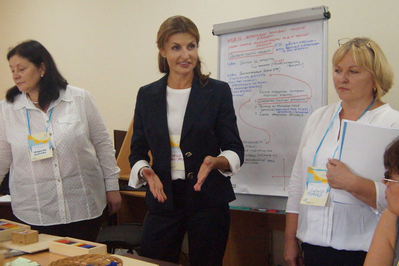 Марина  Порошенко: «Можливо саме одна із запорізьких шкіл відкриє світові нових Ейнштейнів, Джобсів чи Бетховенів»