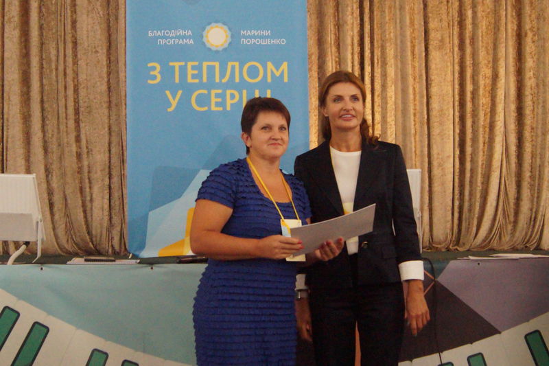 Марина  Порошенко: «Можливо саме одна із запорізьких шкіл відкриє світові нових Ейнштейнів, Джобсів чи Бетховенів»