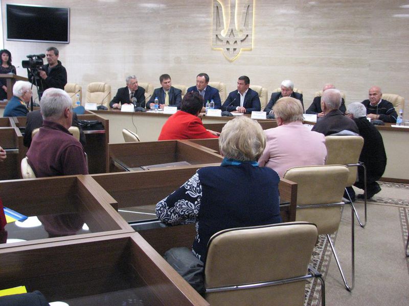 Ветерани дали Костянтину Брилю наказ: забезпечити мир в області