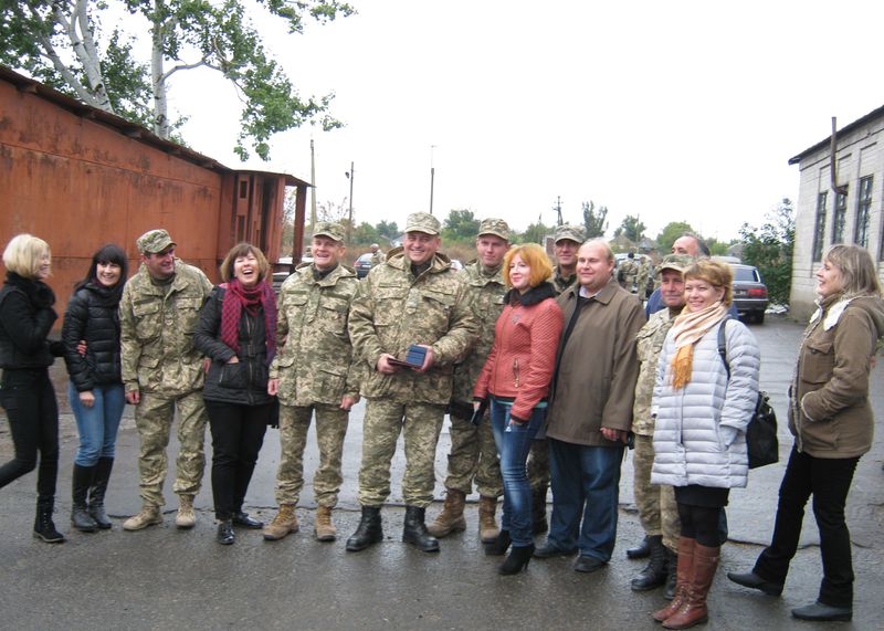 Обласна влада привітала запорізьких воїнів у секторі «М»
