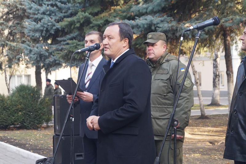 Загиблим військовослужбовцям 9-го полку оперативного призначення Нацгвардії України відкрито пам’ятний знак