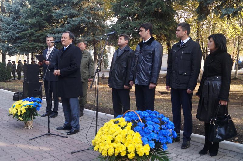 Загиблим військовослужбовцям 9-го полку оперативного призначення Нацгвардії України відкрито пам’ятний знак