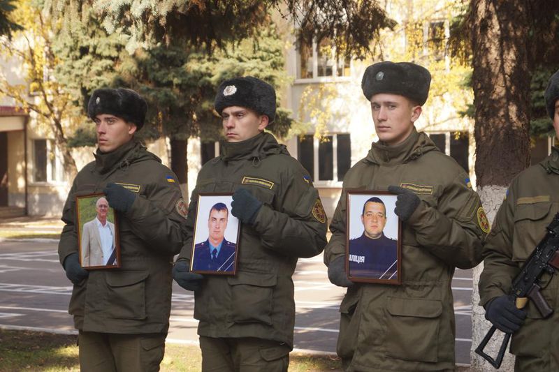 Загиблим військовослужбовцям 9-го полку оперативного призначення Нацгвардії України відкрито пам’ятний знак