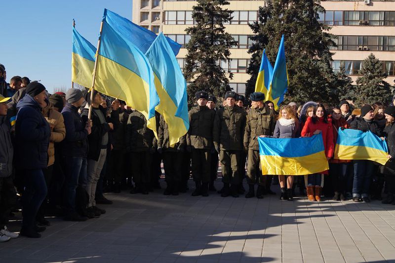 У Запоріжжі відзначили  День Гідності та Свободи