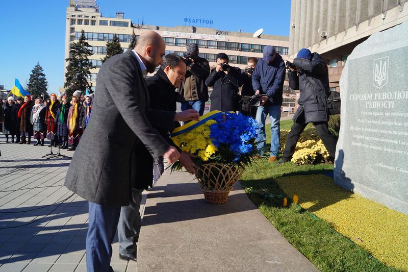 У Запоріжжі відзначили  День Гідності та Свободи