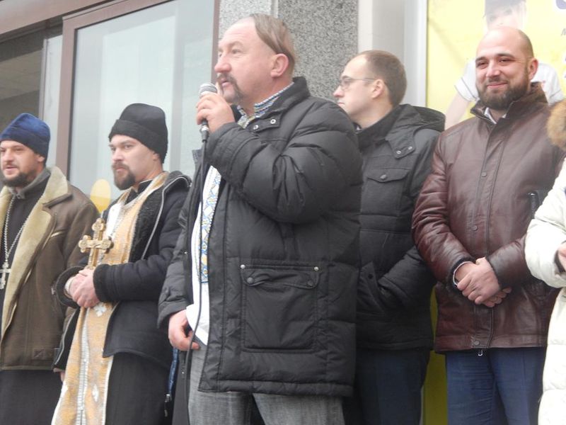 Потяг єднання України «Труханівська Січ»: зупинка в Запоріжжі