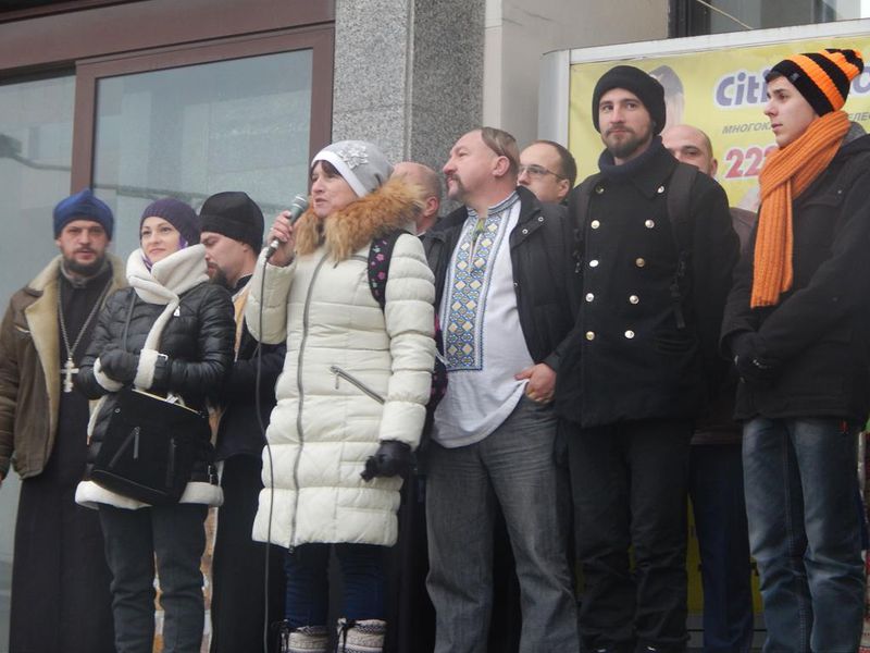 Потяг єднання України «Труханівська Січ»: зупинка в Запоріжжі
