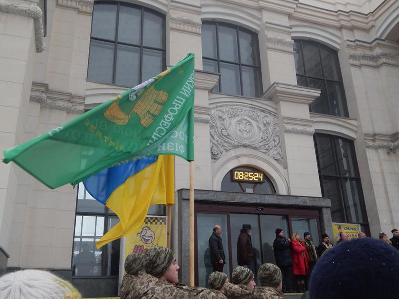 Потяг єднання України «Труханівська Січ»: зупинка в Запоріжжі
