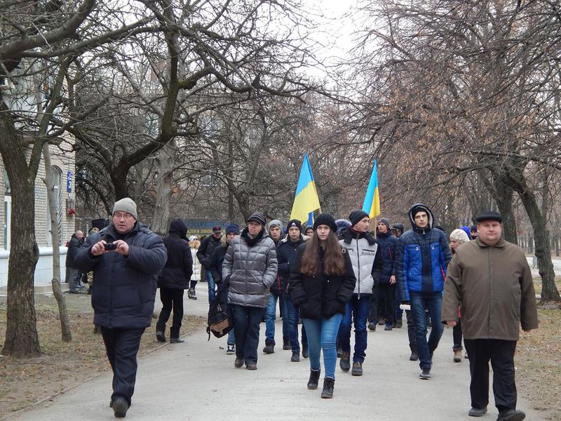 Потяг єднання України «Труханівська Січ»: зупинка в Запоріжжі