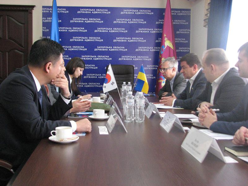 Корейські партнери зацікавлені у розвитку промисловості Запорізької області
