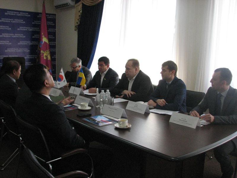 Корейські партнери зацікавлені у розвитку промисловості Запорізької області