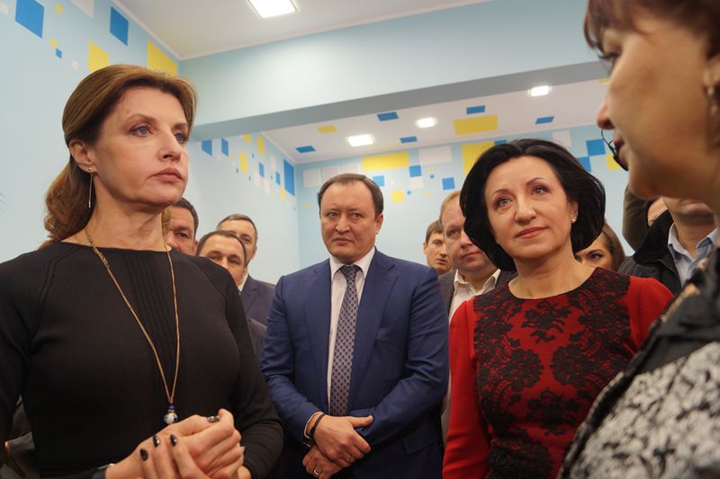 Марина Порошенко відкрила першу шкільну Медіатеку 