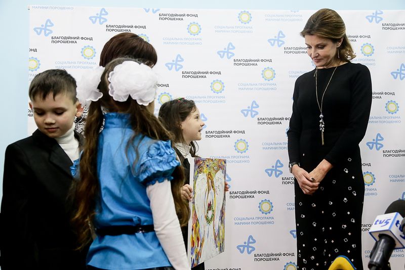Марина Порошенко відкрила першу шкільну Медіатеку 